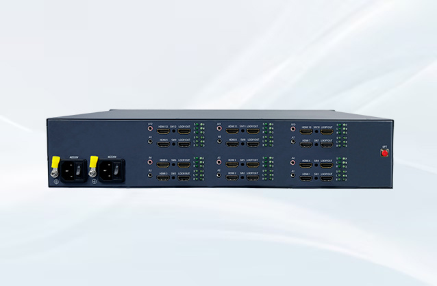 HDMI 1080P4K60 12路多业务视频光端机